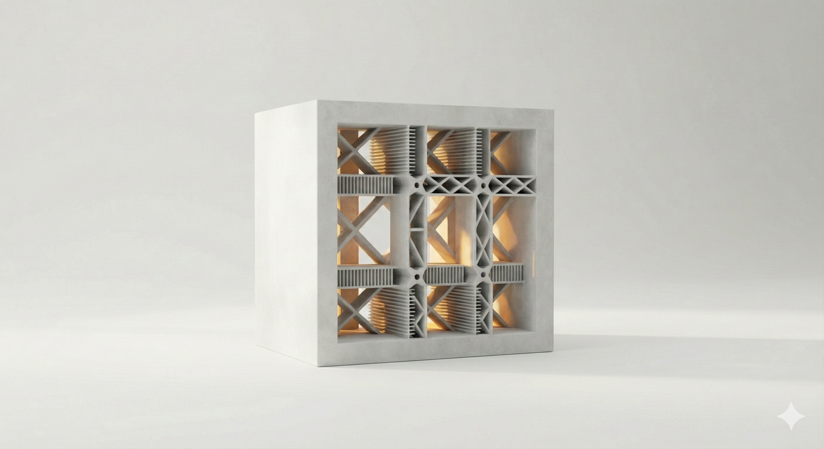 Technical cross-section render of PVC Comfort window profile