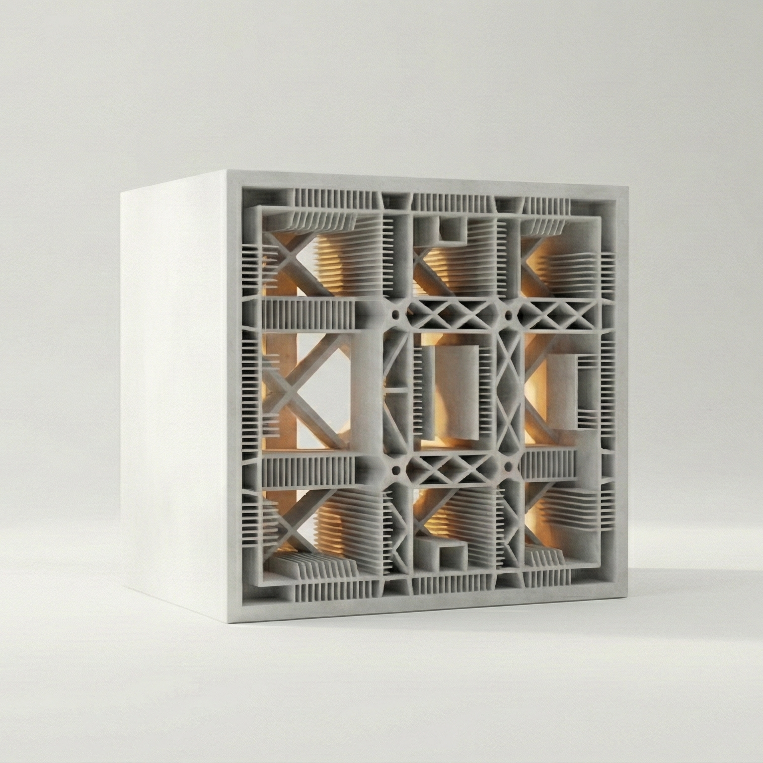 Technical cross-section render of PVC Pro‑Therm passive-house profile